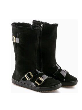 Birkenstock Danbury BLack Shearling Suede Boots 41/10